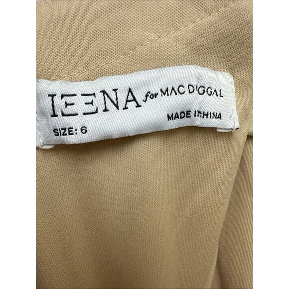 Mac Duggal Size 6 Cream 26715 Sequined Ruched Long Sleeve Formal Gown Dress New - Picture 10 of 11